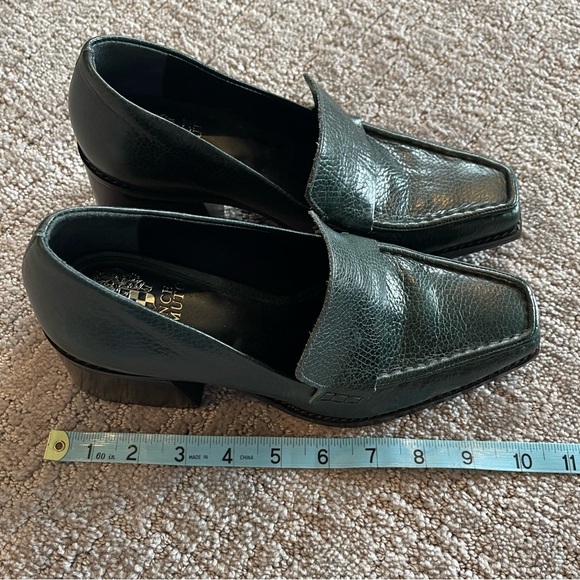 Vince Camuto Segellis Women's Green Leather Block Heel Loafers, Size 8.5 M, NWOT - Picture 11 of 13